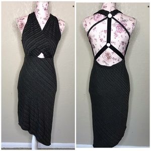 Free people asymmetric backless dress